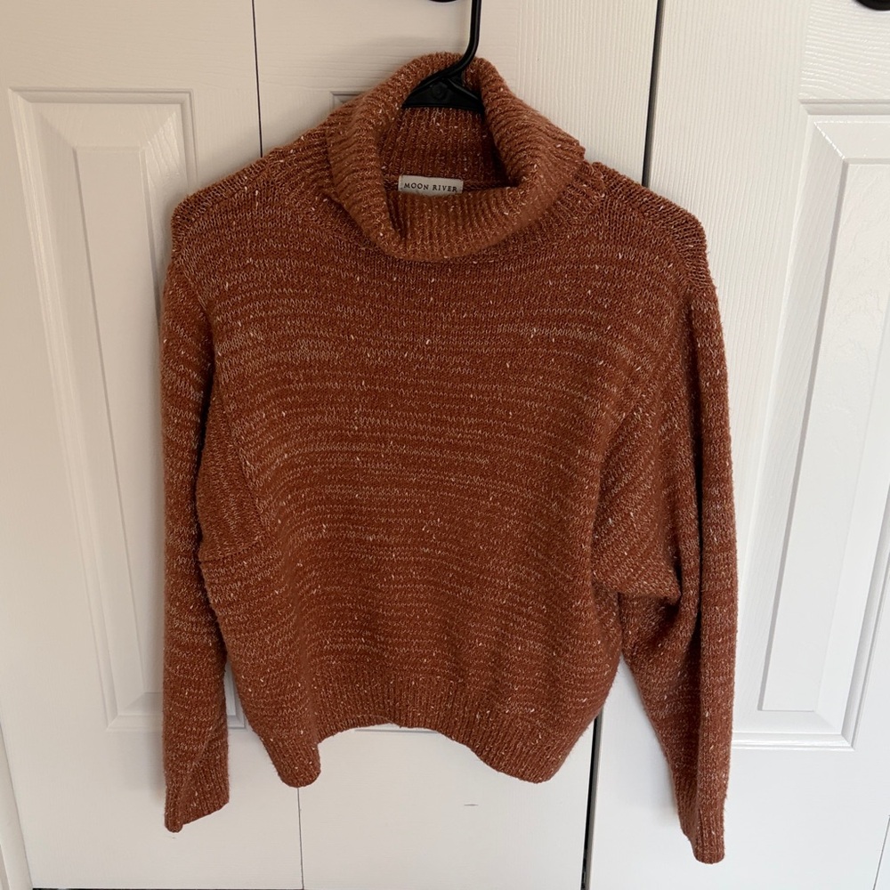 Moon River Turtle Neck Sweater